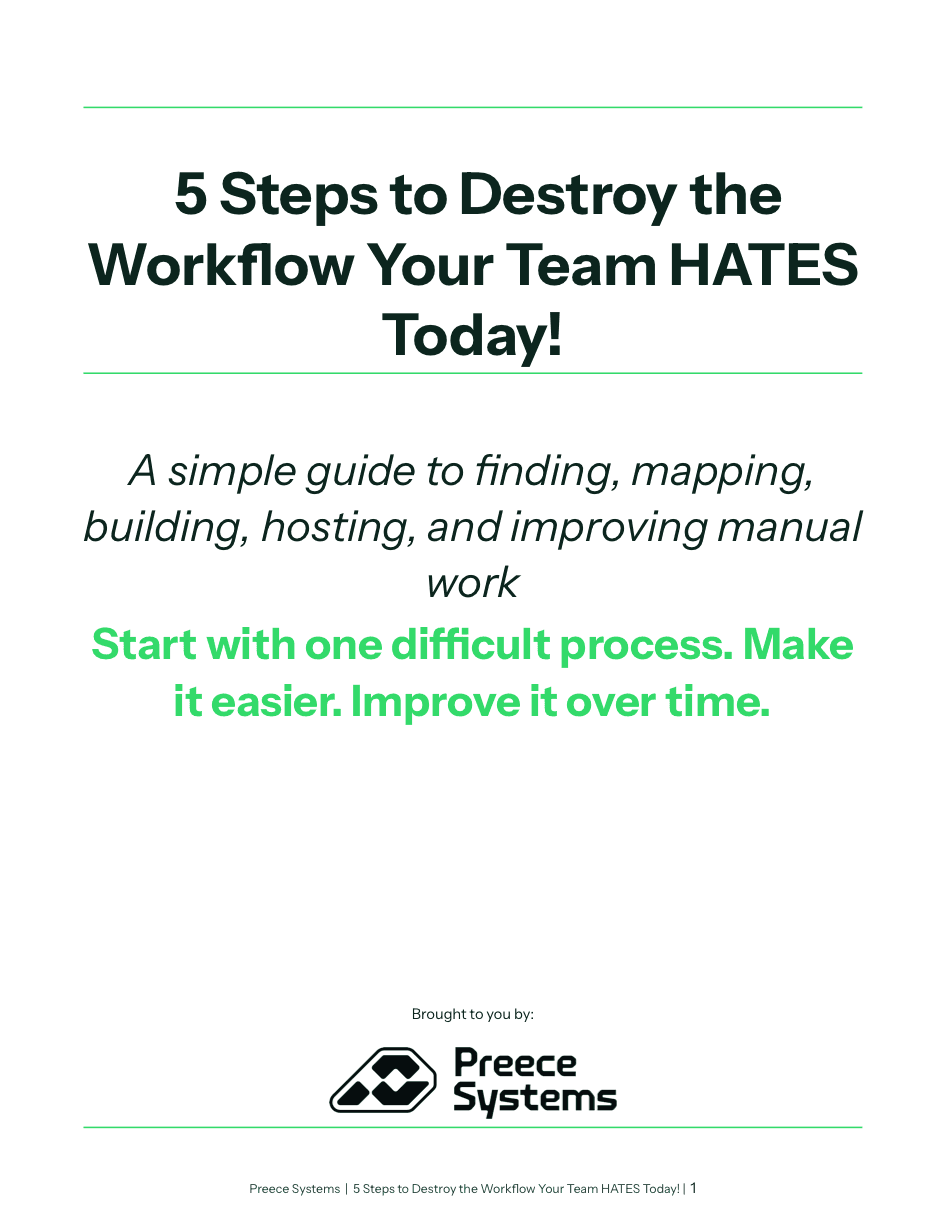 5 Steps to Destroy the Workflow Your Team HATES Today cover